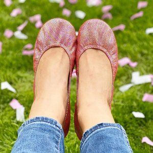 Storehouse Flats Pink Lovespell Rainbow Foldable Flats